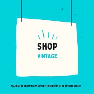 Shop Vintage! All Offers Welcomed! Will Accept or Counter!
